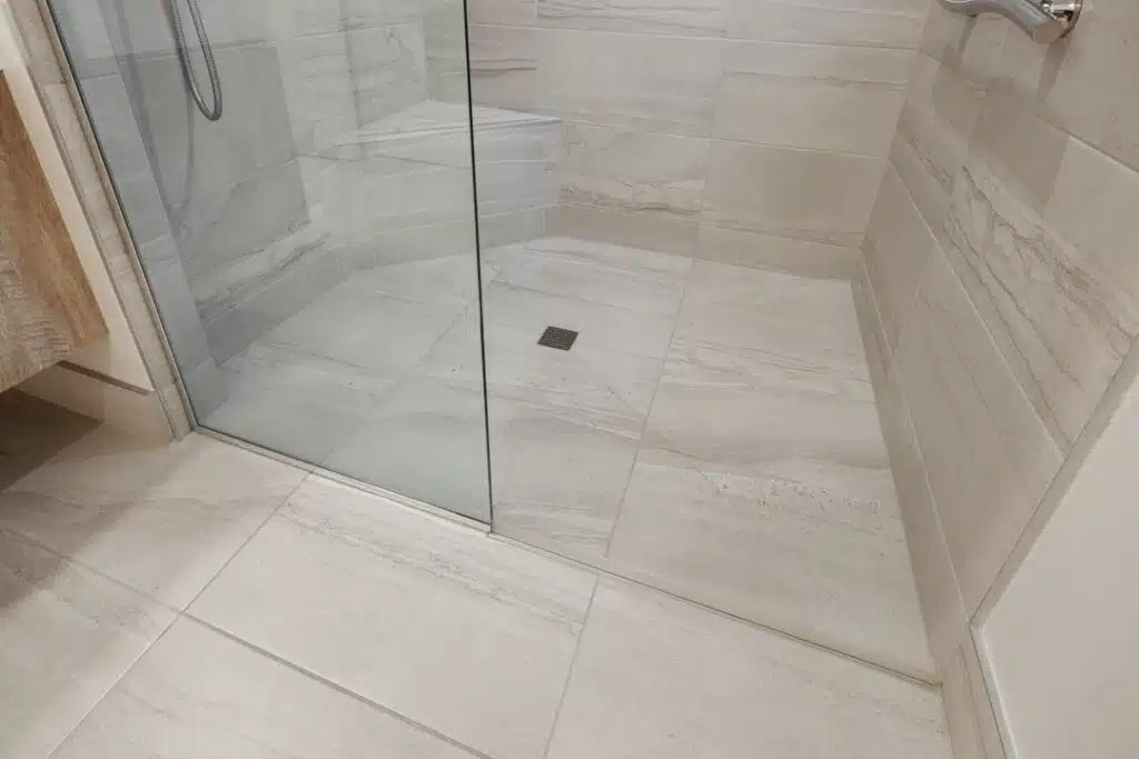 Photo shower drain