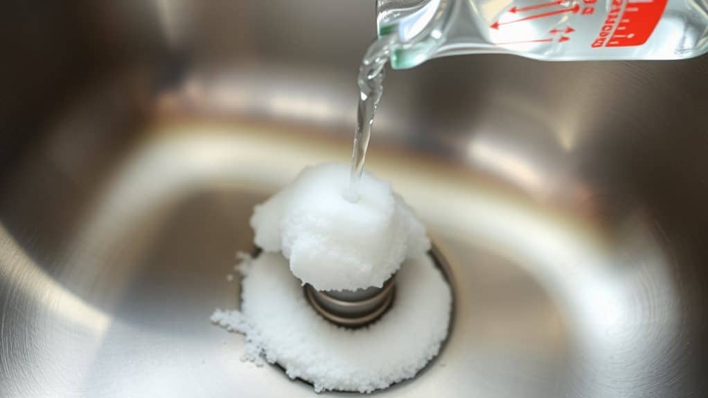 baking soda vinegar reaction