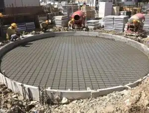 building a concrete cistern