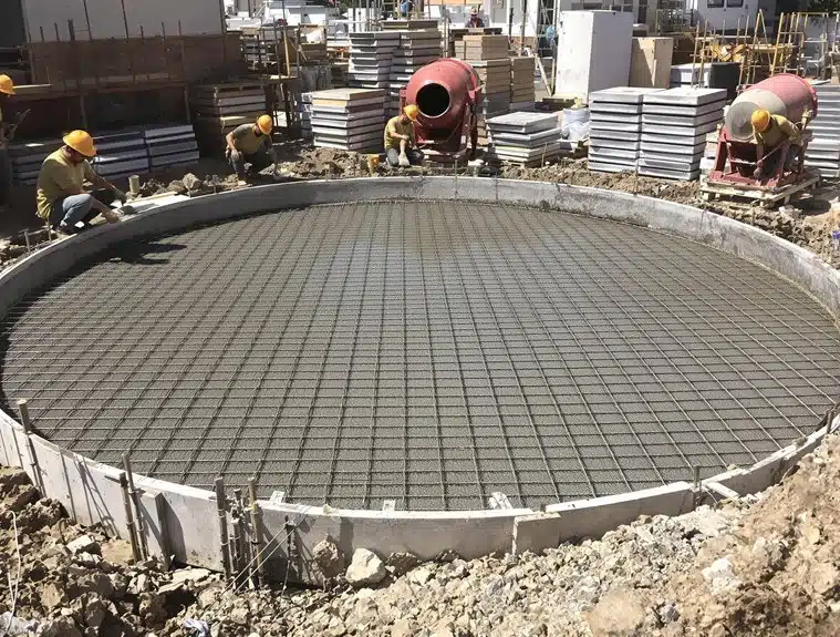 building a concrete cistern