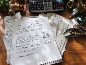 calculating clogged drain expenses