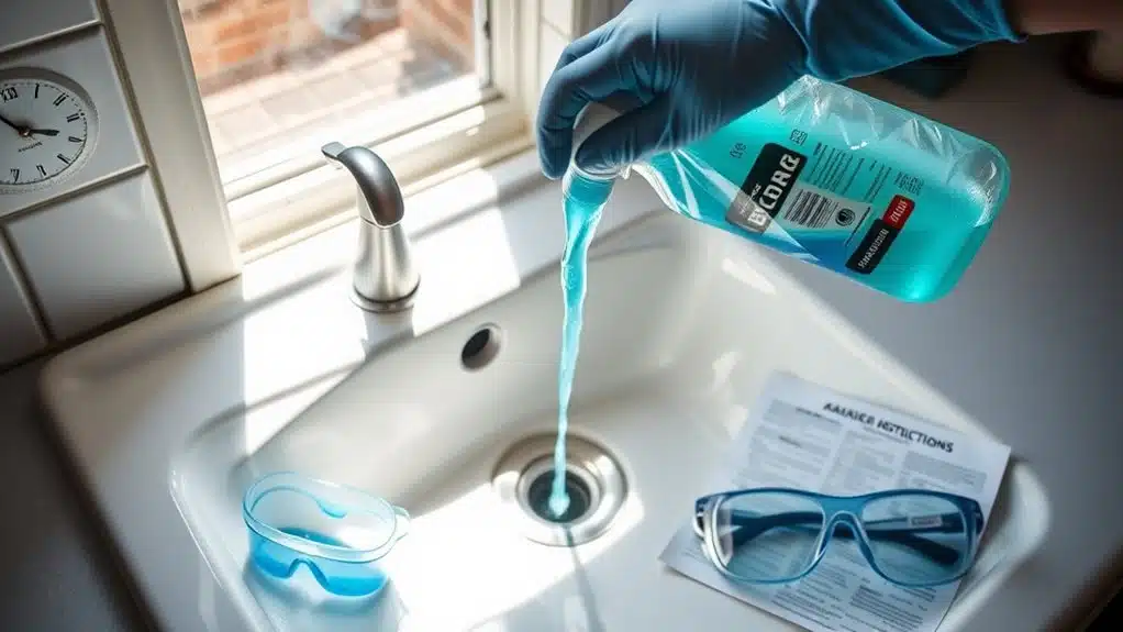 drain cleaner application guide