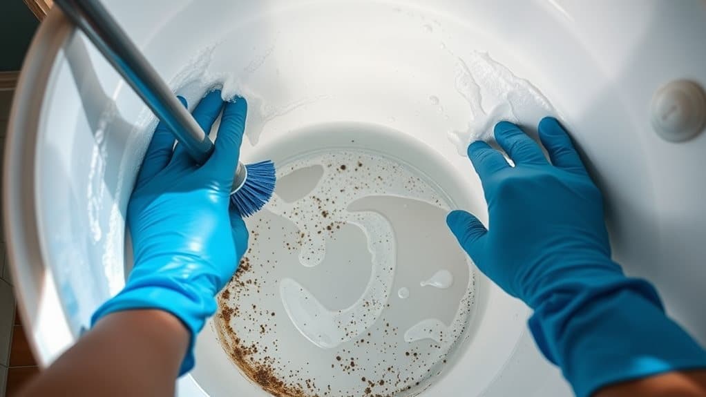 initial cleaning and waste removal