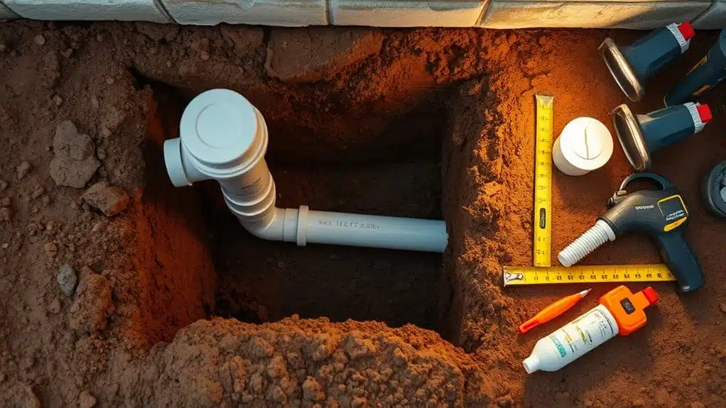installation of backflow valve