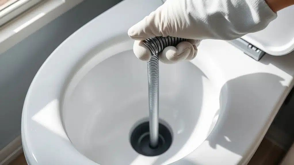 introducing and maneuvering cleaner