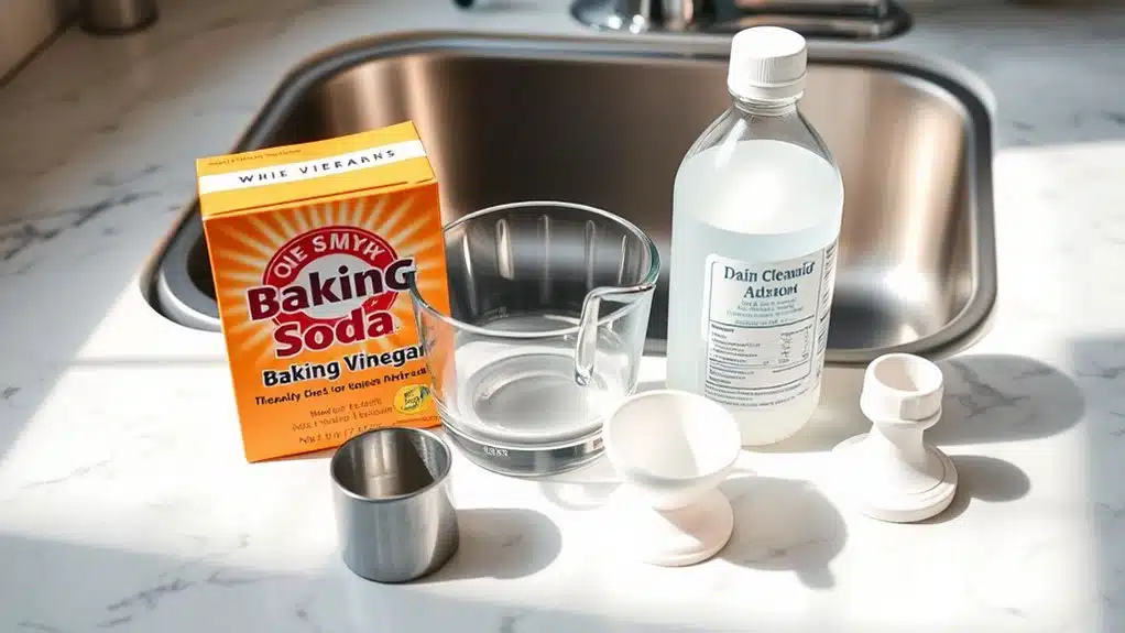 natural drain cleaning supplies