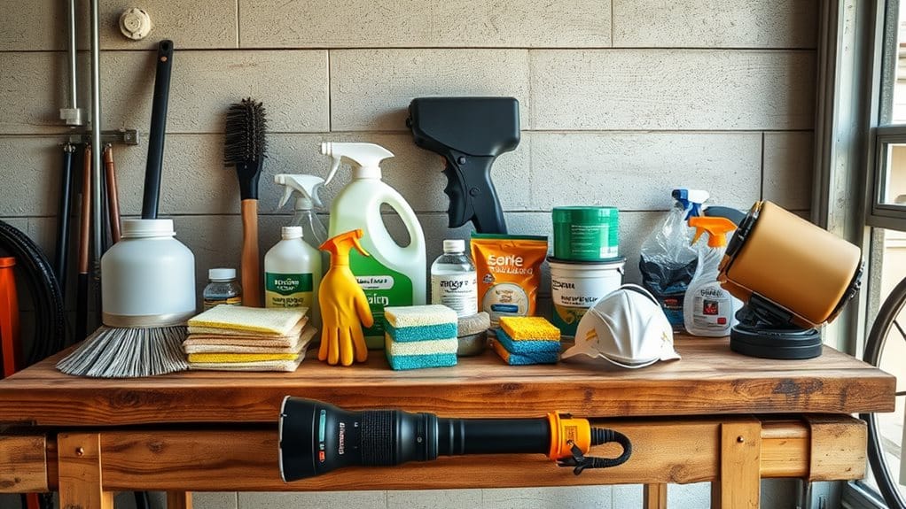 prepare tools and safety