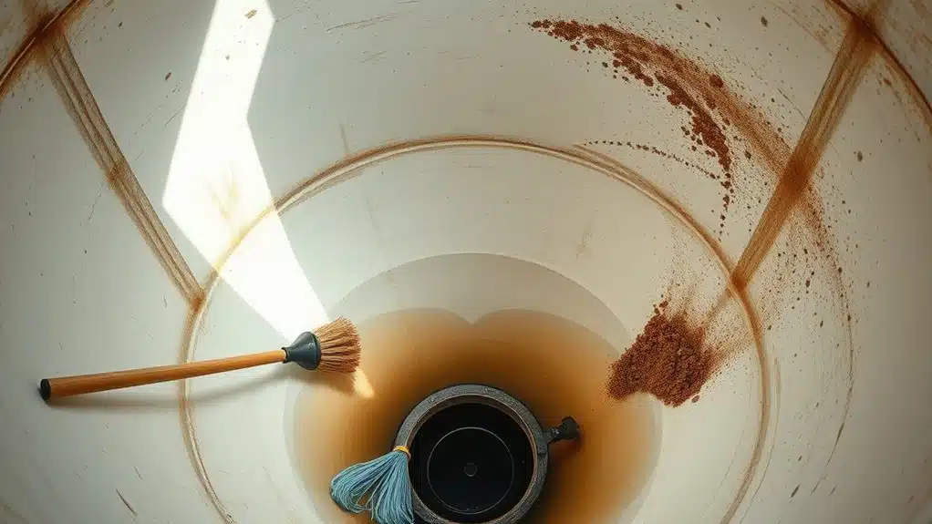 sediment and deposit removal