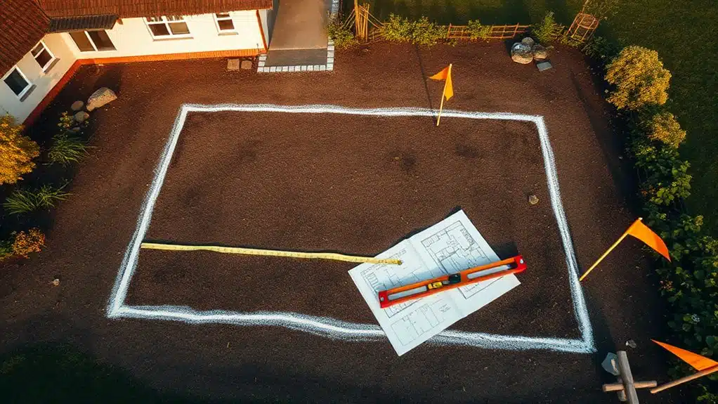 site planning for cistern