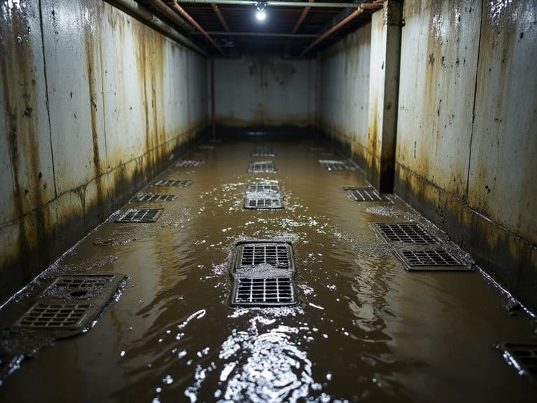 Entwässerungsprobleme und -risiken