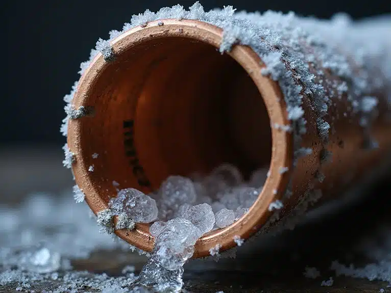 Frostschutz für Rohre: Wie Sie Ihre Wasserleitungen vor Frostschäden schützen 2 Gefrorenes Wasser verursacht Rohrversagen