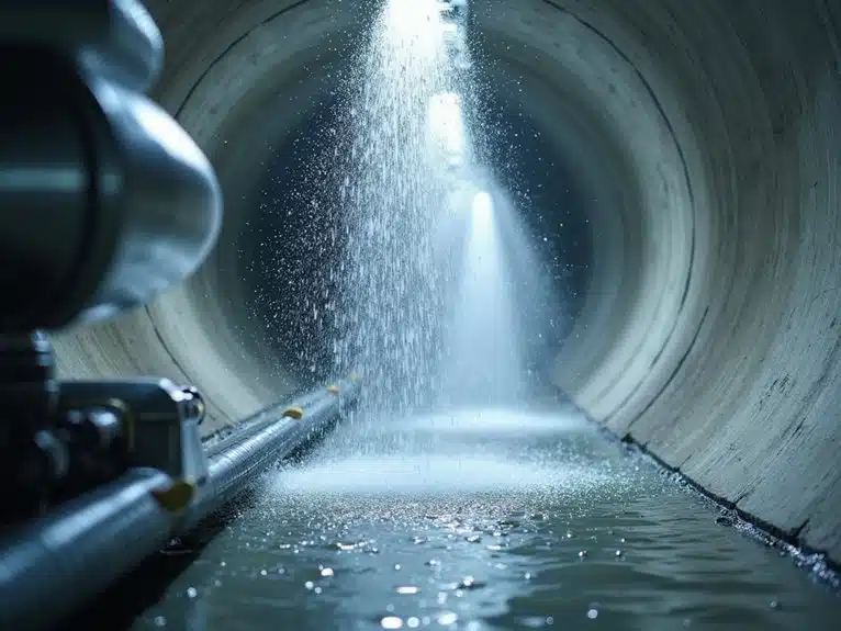 Moderne Methoden der Kanalreinigung: Von Hochdruckspülung bis hin zu Fräsrobotern 1 Hochdruck-Wasserstrahlschneidtechnik