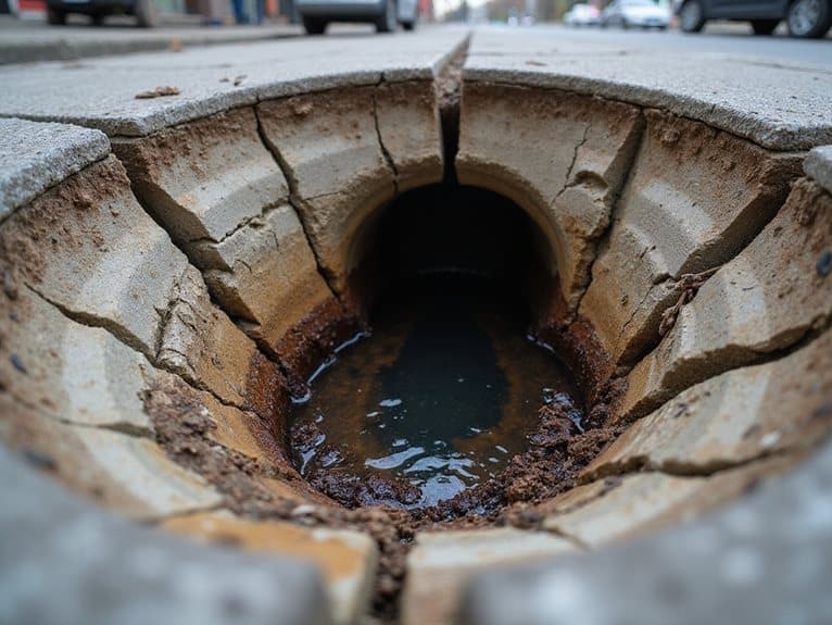 Infrastrukturversagen und Kontamination