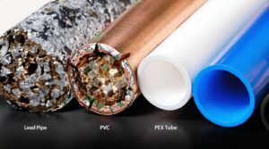 Rohrleitungsentwicklung durch Materialien