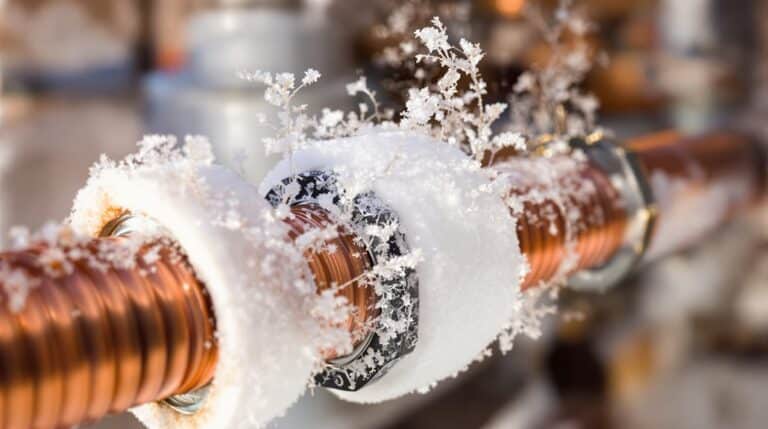 Rohre vor Frost schützen