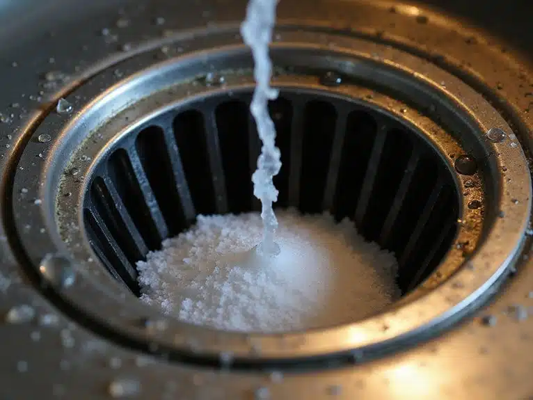 Abflussreinigung mit Salz: Eine vergessene Methode wiederentdeckt 1 Salz als Entwässerungswartung