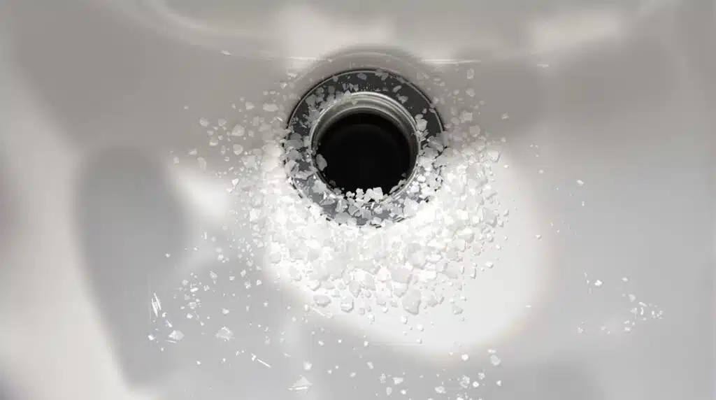 Salz-Abfluss-Reinigungsmethode