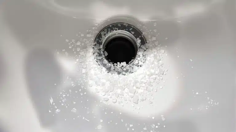 Salz-Abfluss-Reinigungsmethode