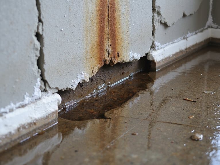 subtile Anzeichen von Abwasserschäden